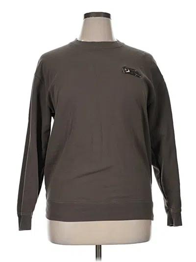 Pre-owned Assorted Brands Sweatshirt In Brown