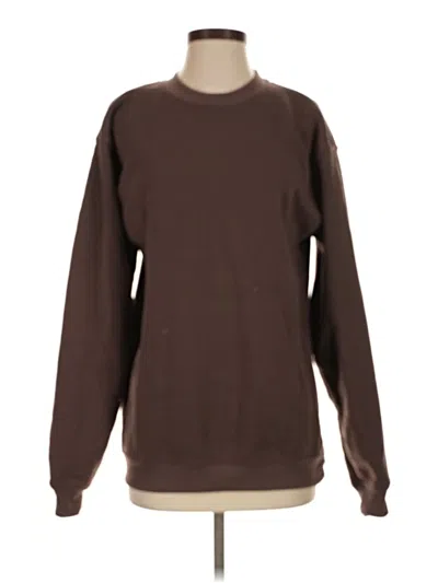 Pre-owned Assorted Brands Sweatshirt In Brown