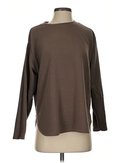 Pre-owned Assorted Brands Sweatshirt In Brown
