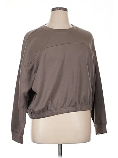 Pre-owned Assorted Brands Sweatshirt In Brown