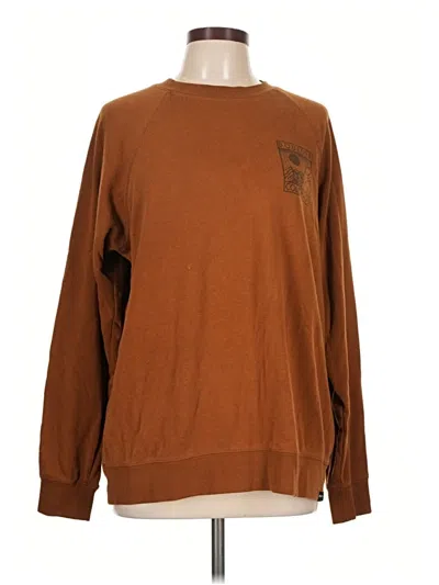 Pre-owned Assorted Brands Sweatshirt In Brown