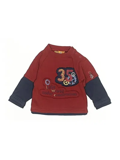 Pre-owned Assorted Brands Kids' Sweatshirt In Burgundy