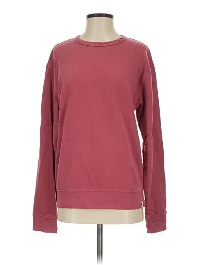 Pre-owned Assorted Brands Sweatshirt In Burgundy