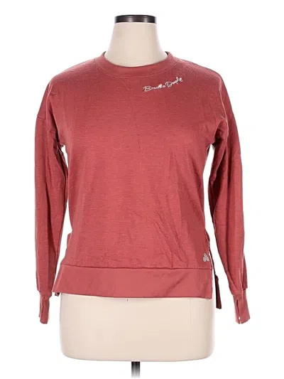 Pre-owned Assorted Brands Sweatshirt In Burgundy
