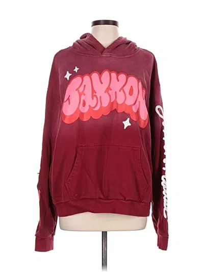Pre-owned Assorted Brands Sweatshirt In Burgundy