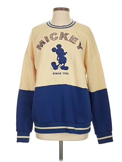Pre-owned Assorted Brands Sweatshirt In Gold
