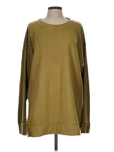 Pre-owned Assorted Brands Sweatshirt In Gold