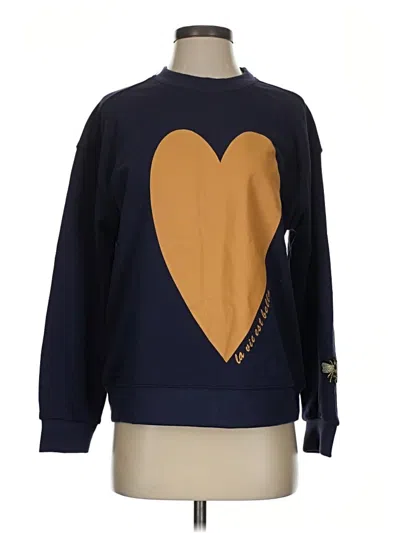 Pre-owned Assorted Brands Sweatshirt In Gold