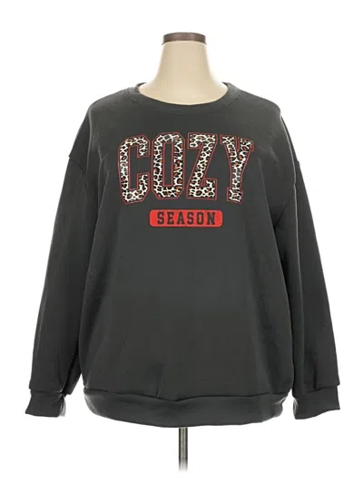 Pre-owned Assorted Brands Sweatshirt In Gray