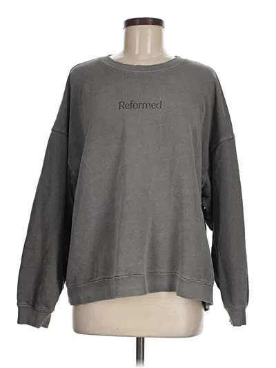 Pre-owned Assorted Brands Sweatshirt In Gray