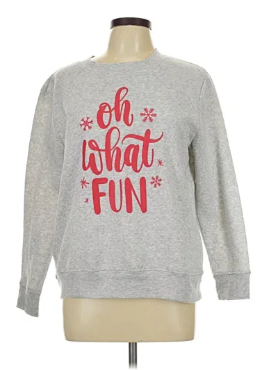 Pre-owned Assorted Brands Sweatshirt In Gray