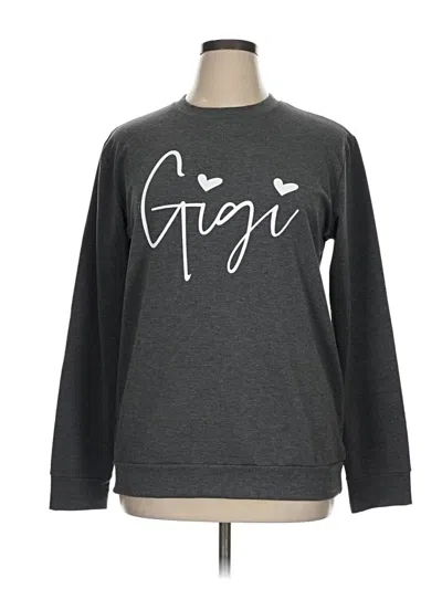 Pre-owned Assorted Brands Sweatshirt In Gray