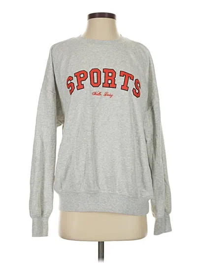 Pre-owned Assorted Brands Sweatshirt In Gray