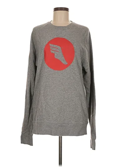 Pre-owned Assorted Brands Sweatshirt In Gray