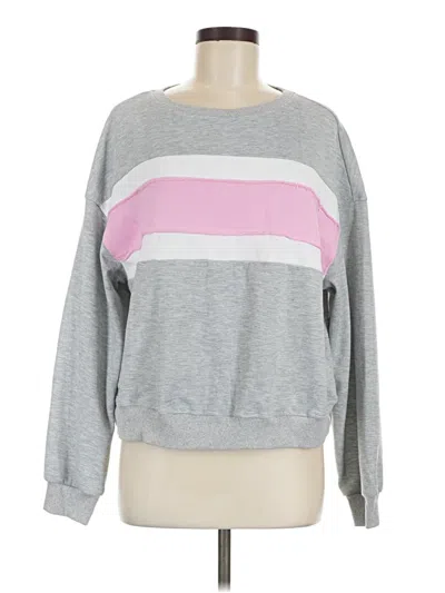 Pre-owned Assorted Brands Sweatshirt In Gray