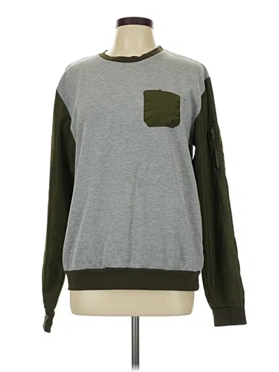 Pre-owned Assorted Brands Sweatshirt In Gray
