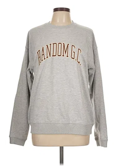 Pre-owned Assorted Brands Sweatshirt In Gray