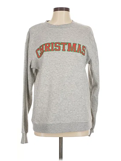 Pre-owned Assorted Brands Sweatshirt In Gray