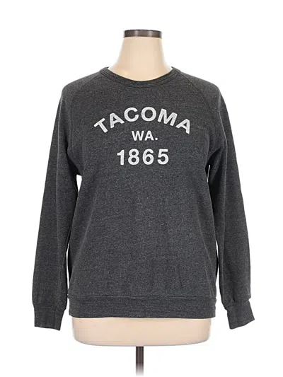 Pre-owned Assorted Brands Sweatshirt In Gray