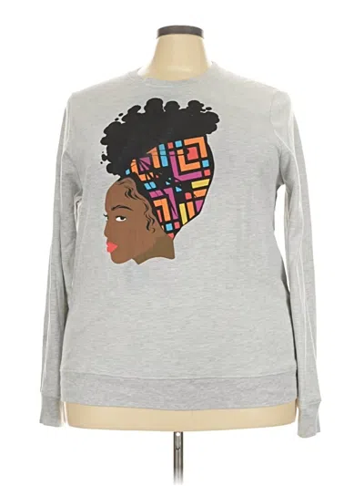 Pre-owned Assorted Brands Sweatshirt In Gray
