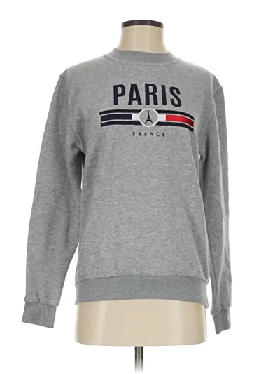 Pre-owned Assorted Brands Sweatshirt In Gray
