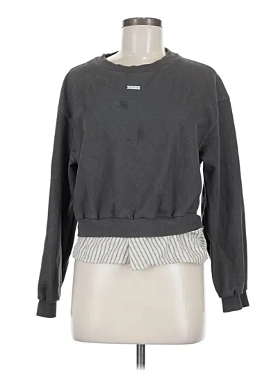 Pre-owned Assorted Brands Sweatshirt In Gray