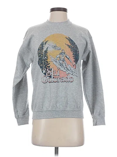 Pre-owned Assorted Brands Sweatshirt In Gray