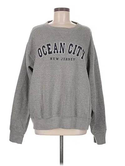 Pre-owned Assorted Brands Sweatshirt In Gray
