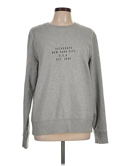 Pre-owned Assorted Brands Sweatshirt In Gray