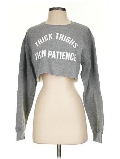 Pre-owned Assorted Brands Sweatshirt In Gray