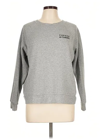 Pre-owned Assorted Brands Sweatshirt In Gray
