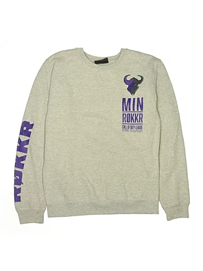 Pre-owned Assorted Brands Kids' Sweatshirt In Gray
