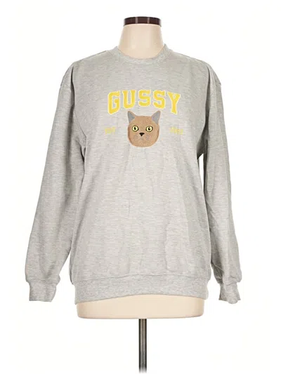 Pre-owned Assorted Brands Sweatshirt In Gray