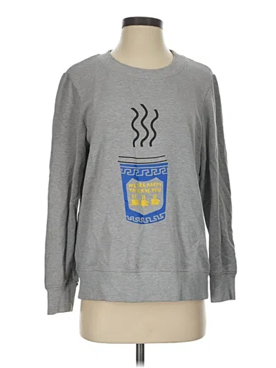 Pre-owned Assorted Brands Sweatshirt In Gray