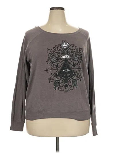 Pre-owned Assorted Brands Sweatshirt In Gray