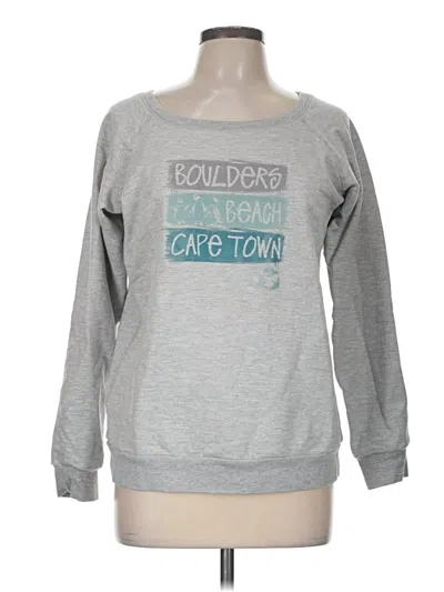 Pre-owned Assorted Brands Sweatshirt In Gray