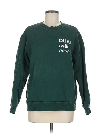 Pre-owned Assorted Brands Sweatshirt In Green