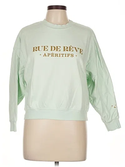 Pre-owned Assorted Brands Sweatshirt In Green