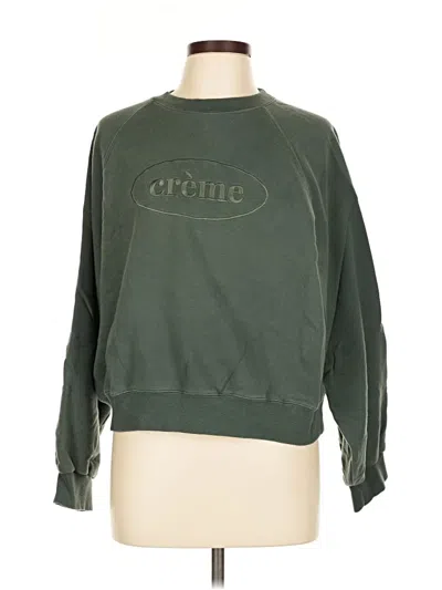 Pre-owned Assorted Brands Sweatshirt In Green