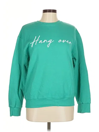 Pre-owned Assorted Brands Sweatshirt In Green