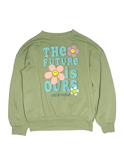 Pre-owned Assorted Brands Kids' Sweatshirt In Green