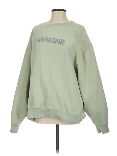 Pre-owned Assorted Brands Sweatshirt In Green