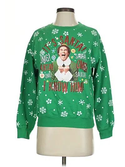 Pre-owned Assorted Brands Sweatshirt In Green