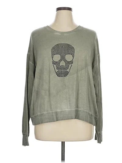 Pre-owned Assorted Brands Sweatshirt In Green