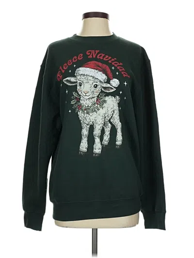 Pre-owned Assorted Brands Sweatshirt In Green