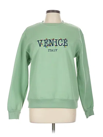 Pre-owned Assorted Brands Sweatshirt In Green