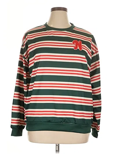 Pre-owned Assorted Brands Sweatshirt In Green