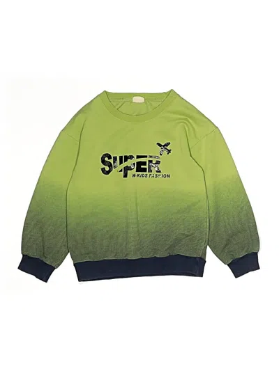 Pre-owned Assorted Brands Kids' Sweatshirt In Green