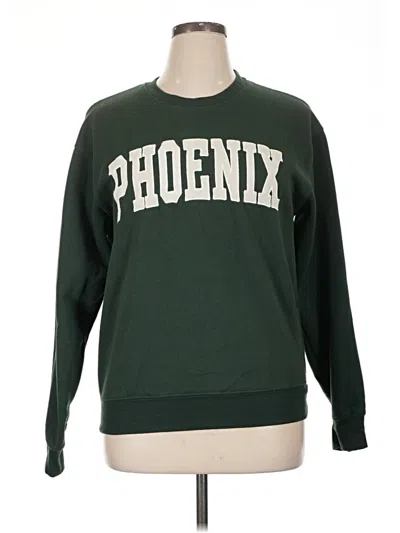 Pre-owned Assorted Brands Sweatshirt In Green