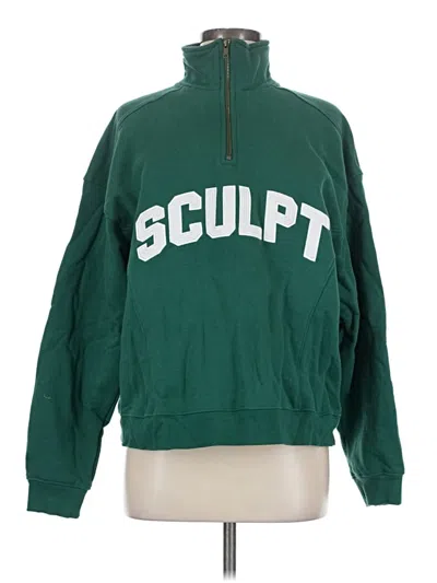 Pre-owned Assorted Brands Sweatshirt In Green